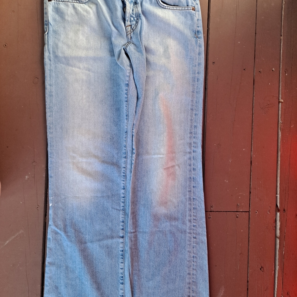 Lucky Brand Blue Straight Leg Jeans - Picture 4 of 5